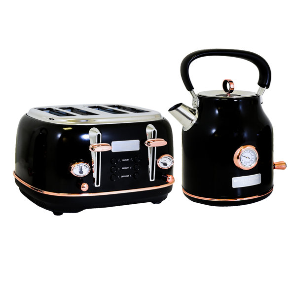 Gold toaster and kettle sale